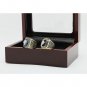 Gorgeous Ring sets with Wooden Boxes Replica Baseball Copper 2pcs Los