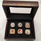 Alloy Rings Sets for NCAA 1992/2009/2011/2012/2015/2015 Alabama Crimso