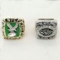 Alloy Rings Sets for Replica  2  Years Sets1980 2004 Philadelphia Eagl