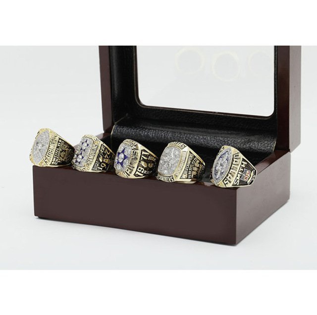 Gorgeous Ring sets with Wooden Boxes Replica Super Bowl Copper High Qu