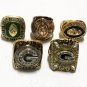 Factory price 5pcs/set 1965 1966 1967 1996 2010 Green Bay Packers worl