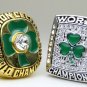 One set 2 PCS 1984 2008 Boston Celtics National Bakstball Championship