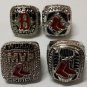 4pcs per set 2004 2007 2013 Boston Red Sox championship rings replica