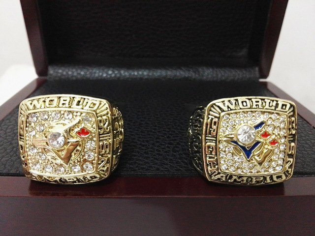 1992&amp;amp;1993 Set Replica est Design Gold Plated Toronto Blue