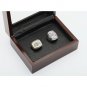 Gorgeous Ring sets with Wooden Boxes Replica Super Bowl Copper High Qu