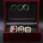 Muhammad Ali 1974 1978 2016 World Championship rings With Wooden Displ