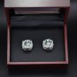 A Set Philadelphia Eagles 2017 WENTZ+FOLES Super Bowl Championship Rin