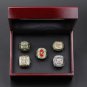5Pcs Texas Longhorns National Championship rings Fans Gift With Wooden
