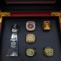 5PC Chicago Bears Championship ring Ring +NFL Trophy
