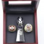 Kansas City Chiefs Superbowl Rings from 1969 and 2019 along with the m