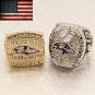 2 pcs set 2000 2012 Baltimore Ravens Super Bowl Championship rings rep