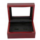 Wooden Championship Big Ring Display Luxury Jewelry Box 2 Hole