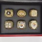 Pittsburgh Steelers Super Bowl Championship Ring Set 6-Piece Men's All