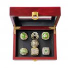 7 Pieces of Green Bay Packers Nfl Super Bowl Championship Ring Set Wooden Box 7 Pieces of Green Bay Packers Nfl Super Bowl Championship Ring Set Wooden Box