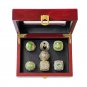 7 Pieces of Green Bay Packers Nfl Super Bowl Championship Ring Set Wooden Box