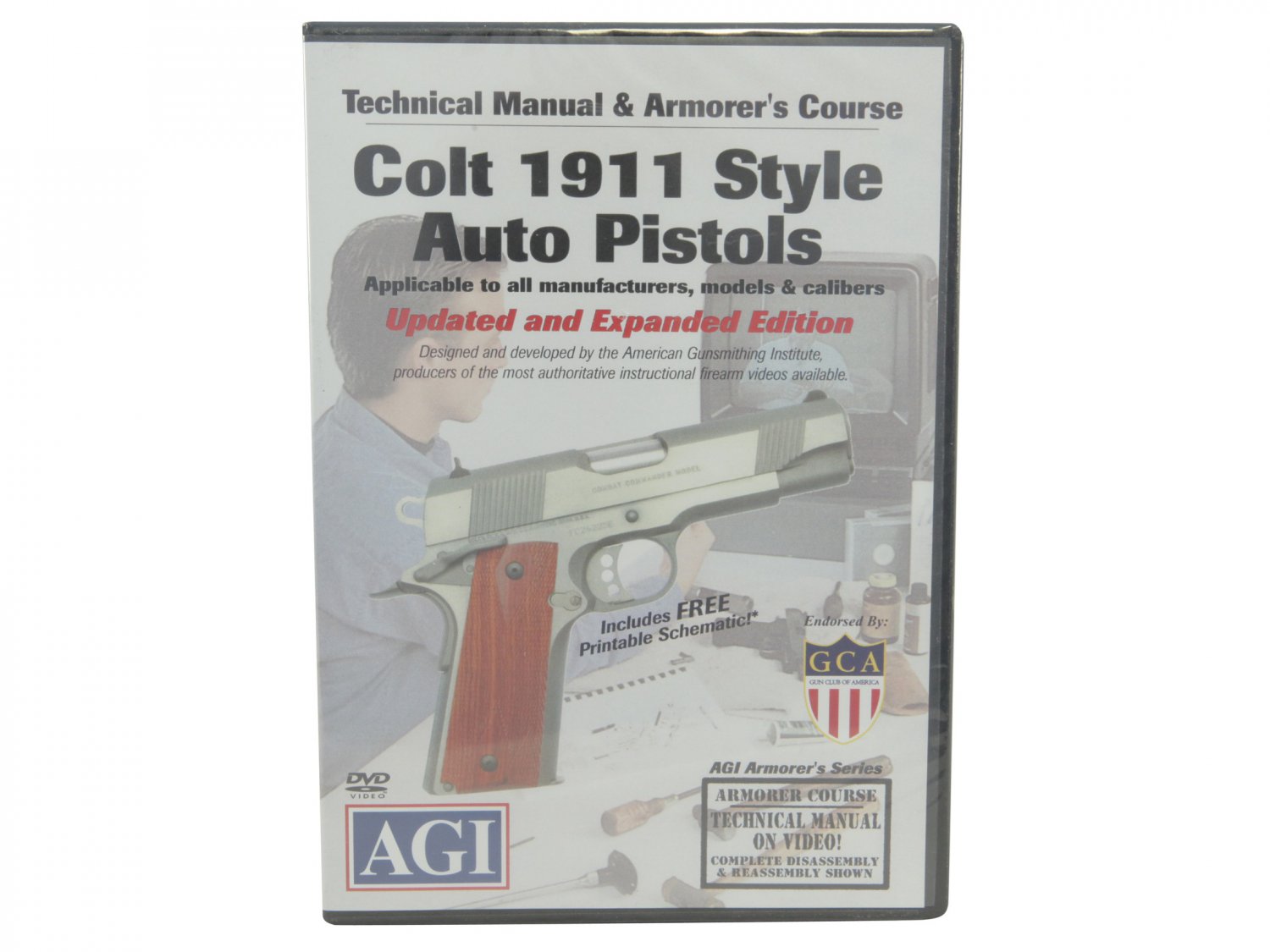 Colt 1911 .45 Auto DVD Technical Manual & Armorer's Course American