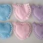 30 pcs Big Heart & Arrow Felt Applique