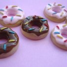 10 pcs Doughnut Sprinkle Resin Flatback