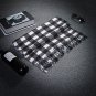 Autumn And Winter Black And White Plaid Plus-sized Thickening Thermal Men's And