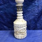 Vintage Jim Beam Bonded Milk Glass Whiskey Decanter WHITE EMPTY