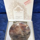 The First Christmas Eve Collector Plate 1977 Bethlehem Israel Limited Edition