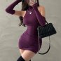 Sexy Women's Mini Dress Sleeveless Lace Up Party Dress