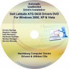 DELL Latitude ATG D630 Driver Recovery  Disc CD/DVD
