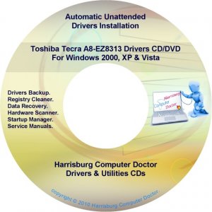 Toshiba Tecra A8-EZ8313 Drivers Restore Recovery DVD
