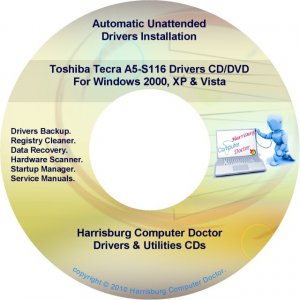 Toshiba Tecra A5-S116 Drivers Restore Recovery DVD