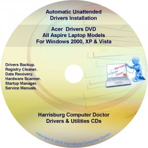 Acer Aspire Labtop Drivers Recovery Master DVD