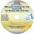 IBM Lenovo ThinkPad T43 Drivers Recovery Disc CD/DVD