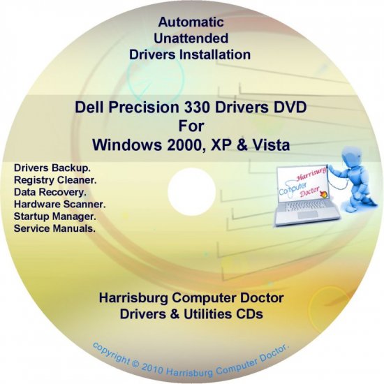 Dell Precision 330 Drivers Recovery Disc Disk CD/DVD