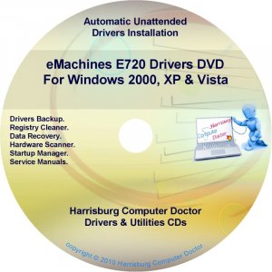 eMachines E720 Drivers Restore Recovery CD/DVD