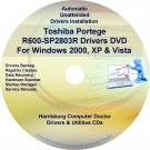 Toshiba Portege R600-SP2803R Drivers Recovery CD/DVD