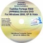 Toshiba Portege R600 (PPR65U) Drivers Recovery CD/DVD