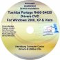 Toshiba Portege R400-S4835 Drivers Recovery CD/DVD