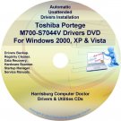 Toshiba Portege M700-S7044V Drivers Recovery CD/DVD