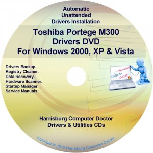 Toshiba Portege M300 Drivers Recovery CD/DVD