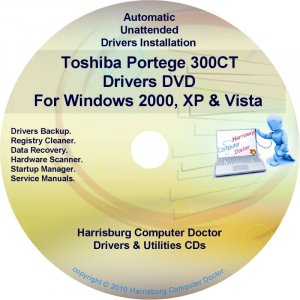 Toshiba Portege 300CT Drivers Recovery CD/DVD