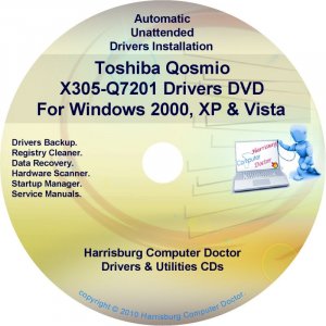 Toshiba Qosmio X305-Q7201 Drivers Recovery CD/DVD