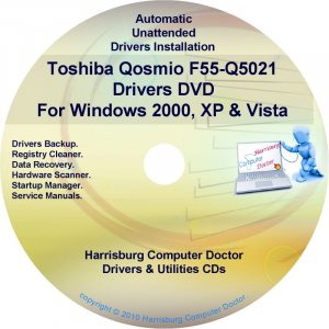 Toshiba Qosmio F55-Q5021 Drivers Recovery CD/DVD