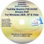 Toshiba Qosmio F45-AV425 Drivers Recovery CD/DVD