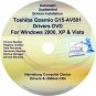 Toshiba Qosmio G15-AV501 Drivers Recovery CD/DVD