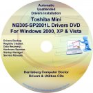 Toshiba Mini NB305-SP2001L Drivers Recovery CD/DVD