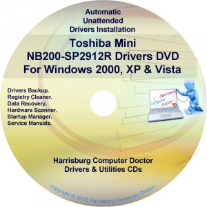 Toshiba Mini NB200-SP2912R Drivers Recovery CD/DVD