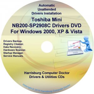 Toshiba Mini NB200-SP2908C Drivers Recovery CD/DVD