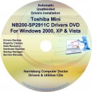 Toshiba Mini NB200-SP2911C Drivers Recovery CD/DVD