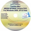 Toshiba Mini NB200-SP2904C Drivers Recovery CD/DVD