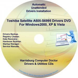 Toshiba Satellite A505-S6995 Drivers Recovery CD/DVD