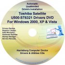 Toshiba Satellite U500-ST6321 Drivers Recovery CD/DVD